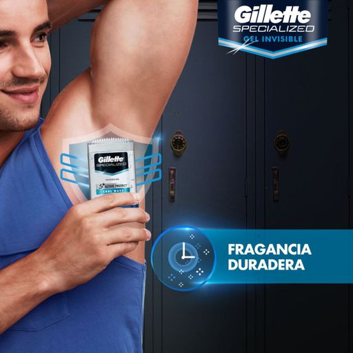 Gillette Clear Gel Desodorante Antitranspirante Cool Wave Para Hombre, 70  ml x 6 : : Belleza