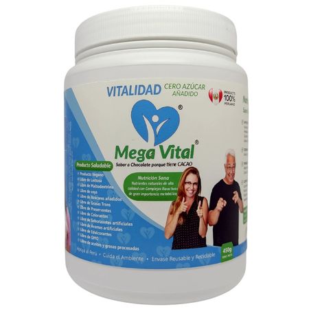 Mega Vital Vitalidad Cero Azúcar Añadido - 450 gr