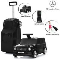 Correpasillos 2 en 1 Mercedes Benz PB-450 Maleta Negro