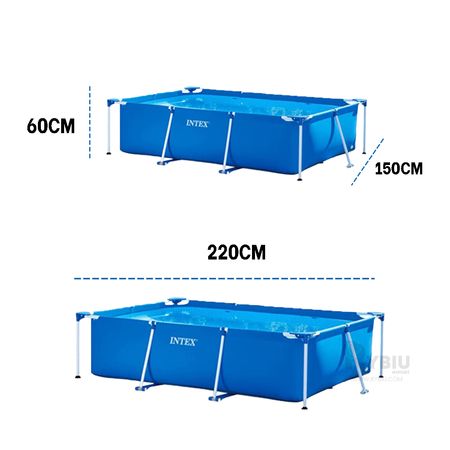 Alberca Rectangular de Soporte y Material Resistente