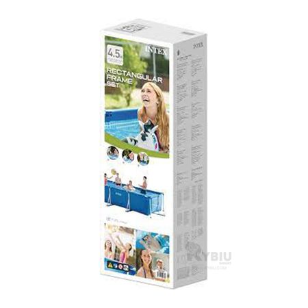 Pileta Moderna con Estructura de Material Vinilo Resistente