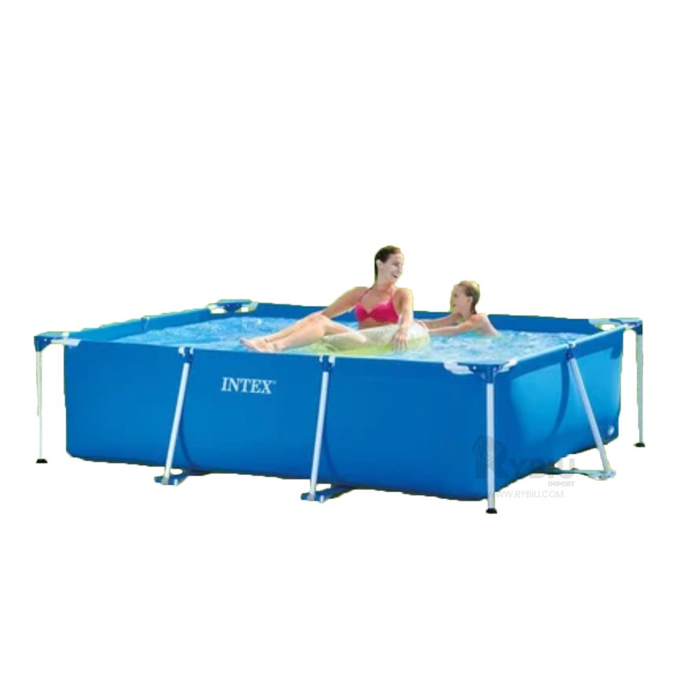 Pileta Rectangular de Facil Armado de Vinilo Resistente | plazaVea ...