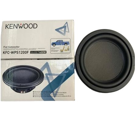 Parlante Subwoofer Plano Kenwood 12Pulgadas Excelon 1400w Kfc-Xw1200f