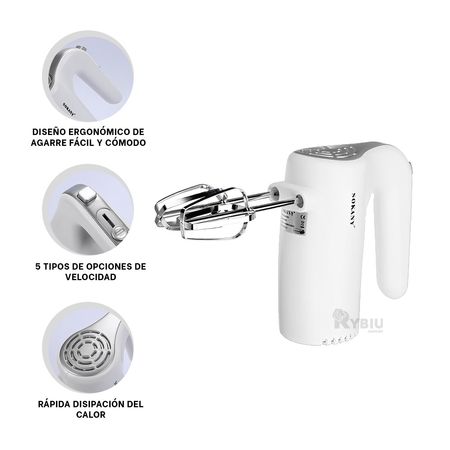 Electrodomestico de Mano para Uso en Reposteria Blanco