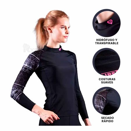 Polo Sudadera Nailon para Uso en Playas Talla M