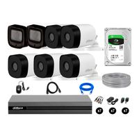 Cámaras Seguridad Dahua Exterior Kit 7 Full Hd Disco 1tb P2p Varifocal