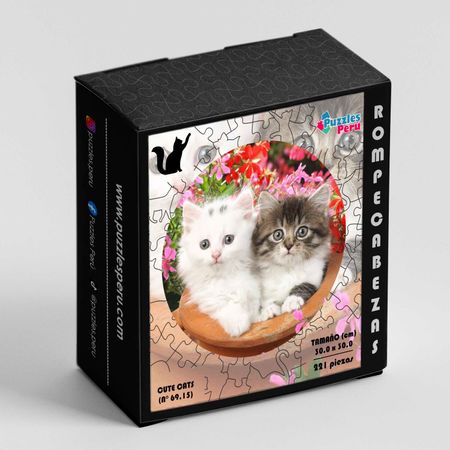 Rompecabezas Pers Gatitos de 221 Piezas C 69 15 Puzzles Peru