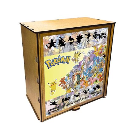 Rompecabezas Pers Pokemon de 1000 Piezas C 102 6 Puzzles Peru