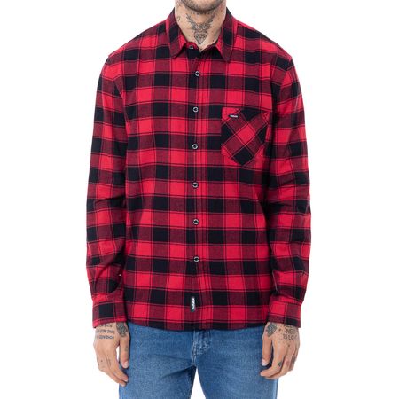 Camisa Moda Cuadros Hombre Blexlor Red/Black L