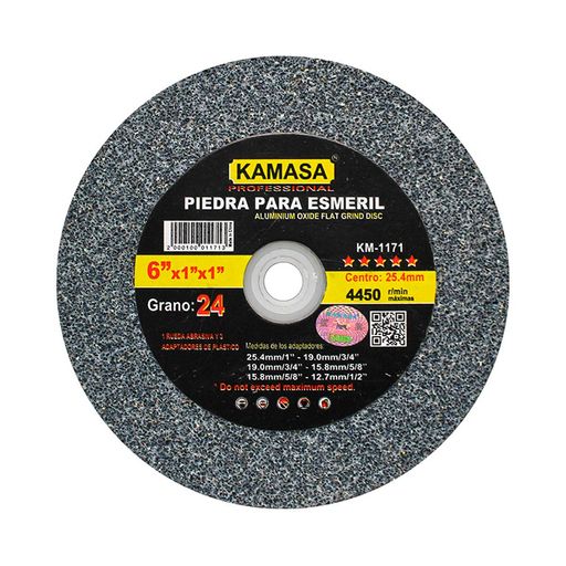 Piedra Para Esmeril 6 X 1 Carburo De Silicio Grano 60