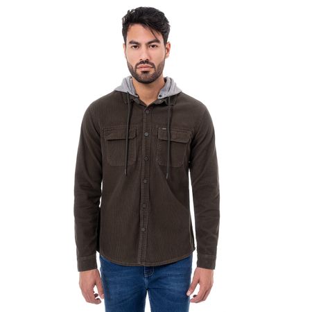 Camisaco Corduroy Hombre Keryn Marron L