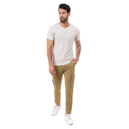 Pantalon Cargo Tafeta Hombre Domagoj Camell 30