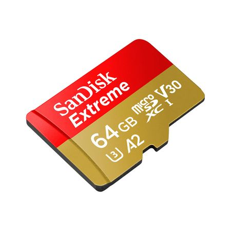 Extreme micro SD Sandisk con adaptador 64GB