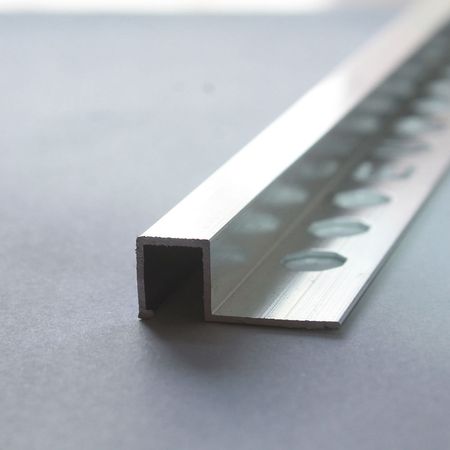 Perfil de aluminio Cuadrado 10mm x 2.40m