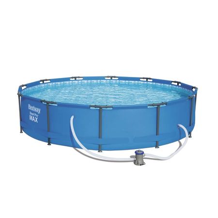 Piscina Estructural Circular Bestway Steel Pro Max 6473L 366x366x76cm Gris