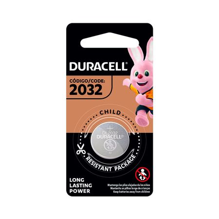 Pila Duracell botón litio 2032