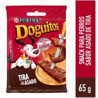 Alimento para Perro DOGUITOS Snack Sabor Asado de Tira Pouch 65g