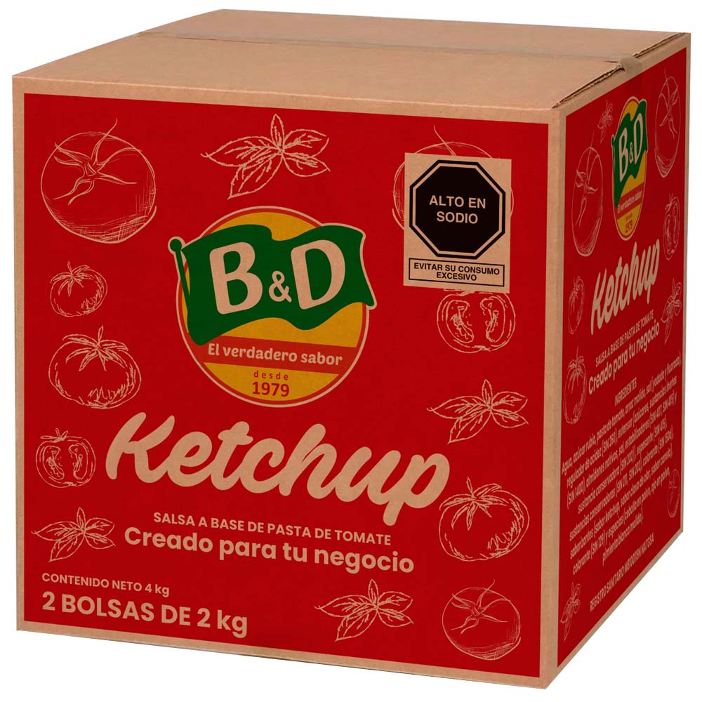 Ketchup B&D Caja 4Kg