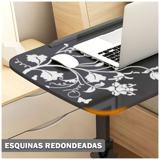 Mesa Escritorio para Laptop con Ruedas Portátil Ajustable JJ6