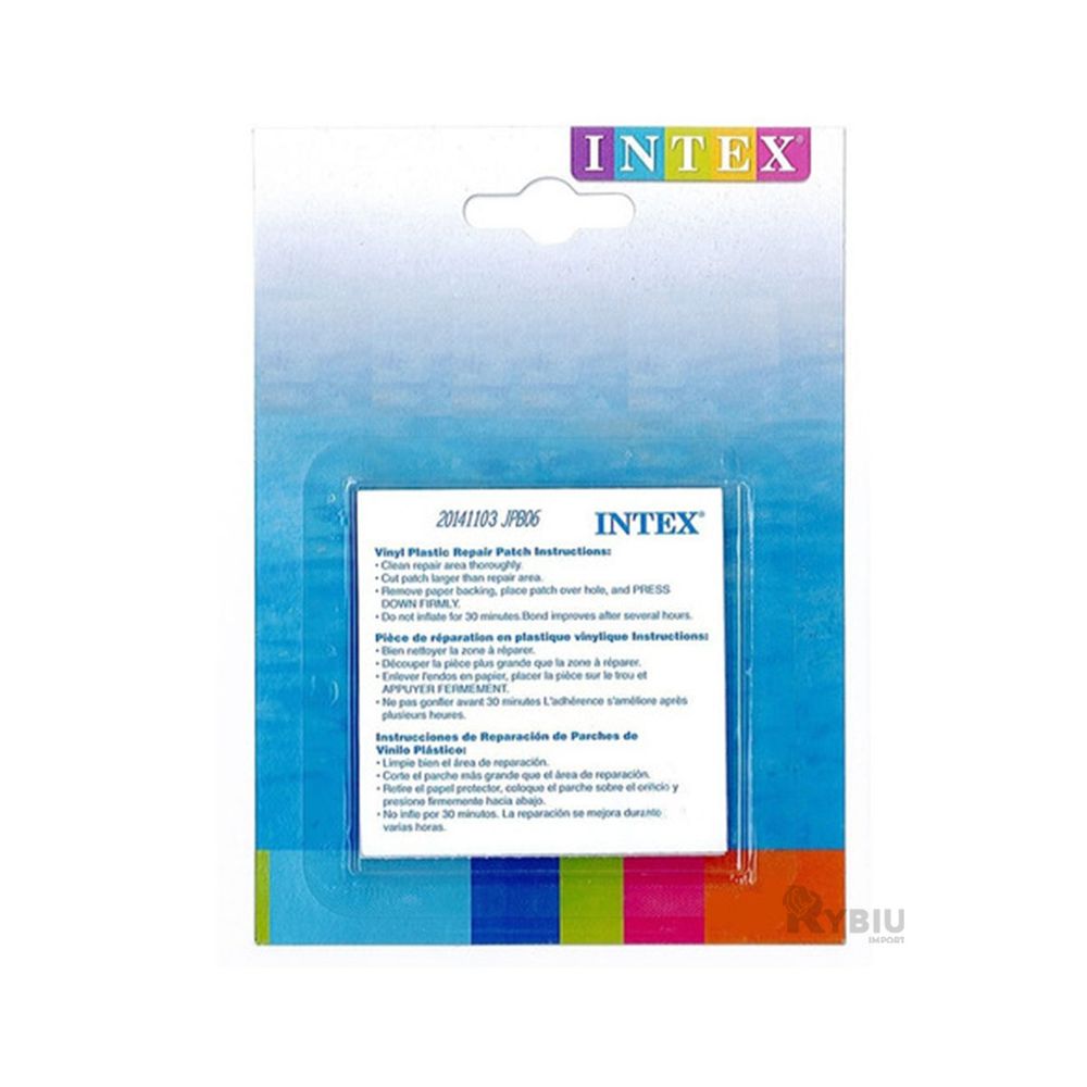 Parche Autoadhesivos Blancos para Reparación Piscina plazaVea