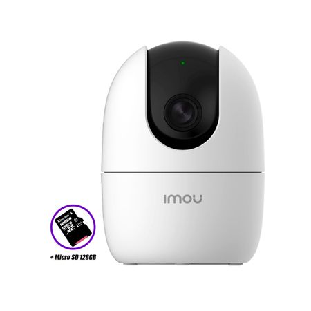 Cámara Vigilancia Imou Ranger 2 Gira 360 4mp Wifi 50mts Micro Sd 128gb