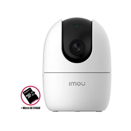 Cámara Vigilancia Imou Ranger 2 Gira 360 4mp Wifi 50mts Micro Sd 256gb