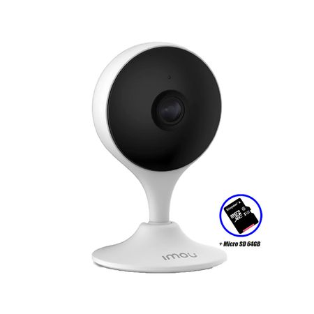 Cámara Wifi Imou Cue 2 Cubo 1080p Full Hd Sirena De Alerta Micro Sd 64gb