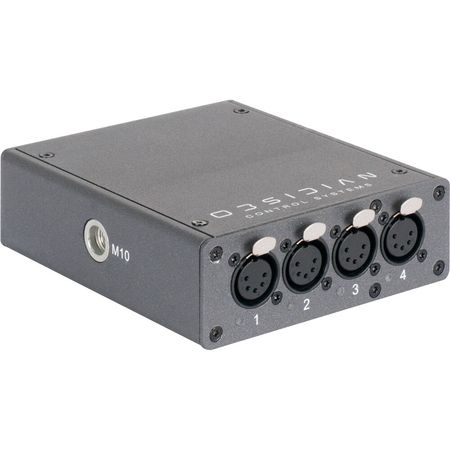 Gateway Ethernet a Dmx de 4 Puertos Obsidian Netron Ep4