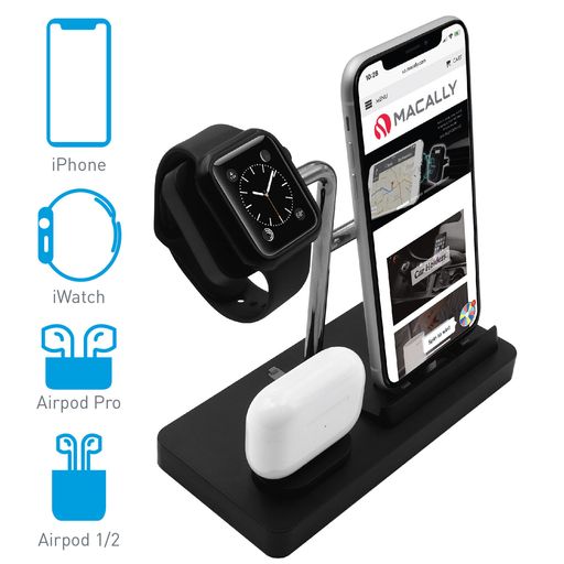 Base de carga inalámbrica Belkin Boost Up para iPhone y Apple Watch USB A  Blanco F8J235TTWHT - Promart