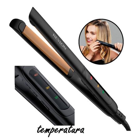 Alisadora Revlon RVST2174N13 Triple Recubrimiento de Cerámica y Turmalina