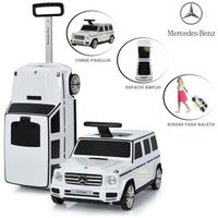 Correpasillos 2 en 1 Mercedes Benz PB-450 Maleta Blanco