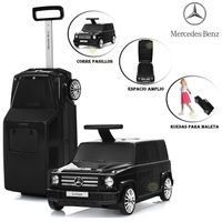 Correpasillos 2 en 1 Mercedes Benz PB-450 Maleta Negro