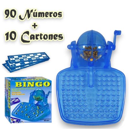 Bingo Lucky Grande 90 Números y 10 Cartas