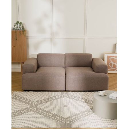 Sofa Living Furniture regola marron 2 cuerpos