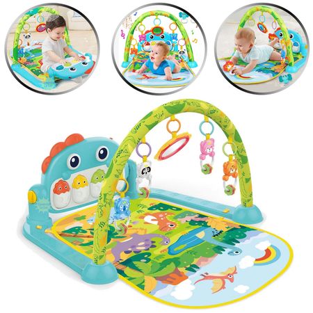 Gimnasio Piano Patadita Musical Huanger HE0643 Azul