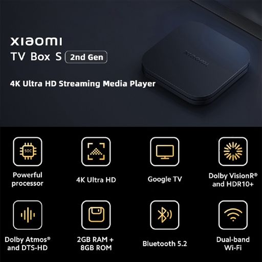 Ya puedes comprar el Xiaomi TV Box S 2ª Gen con Google TV y soporte Dolby