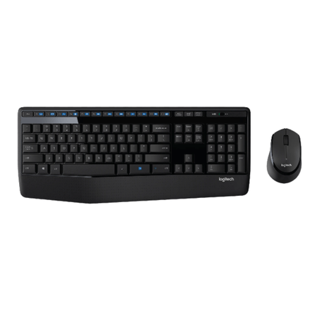 Logitech Mk345 Kit Teclado Y Mouse Inalambrico Usb Sp Black