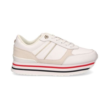 Zapatillas Tommy Hilfiger FW0FW06745 YBR-196 talla 7US color blanco para mujer