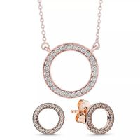 Pack de Joyas Collar y Aretes Genieka Circular