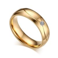 Anillo de Matrimonio Alianzas Mujer Bañado Oro 18K Aro Genieka All Luxury Talla 5
