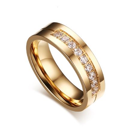 nillo de Matrimonio Alianzas Mujer Bañado Oro 18K Aro Genieka Diamonds Dream Talla 6