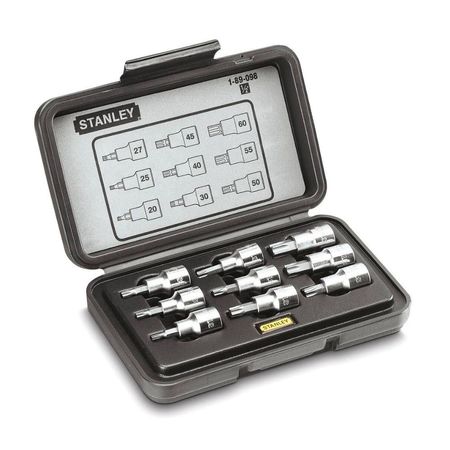 Juego dados Torx Encastre 1/2 9 piezas