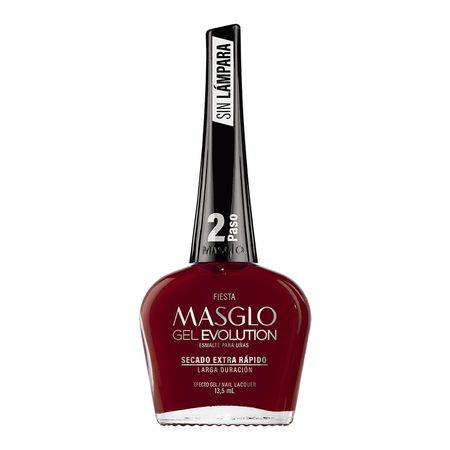 Esmalte de Uñas en Gel Masglo Fiesta - Frasco 13.5 ML