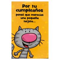 Tarjeta Cumpleaños T.Ocasión DGREGALOS