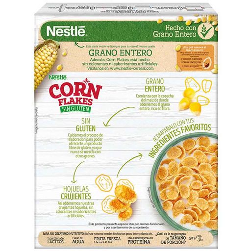 Cereal CORN FLAKES Nestlé Sin Gluten Caja 180g
