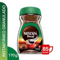 Café NESCAFE Descafeinado Frasco 170g