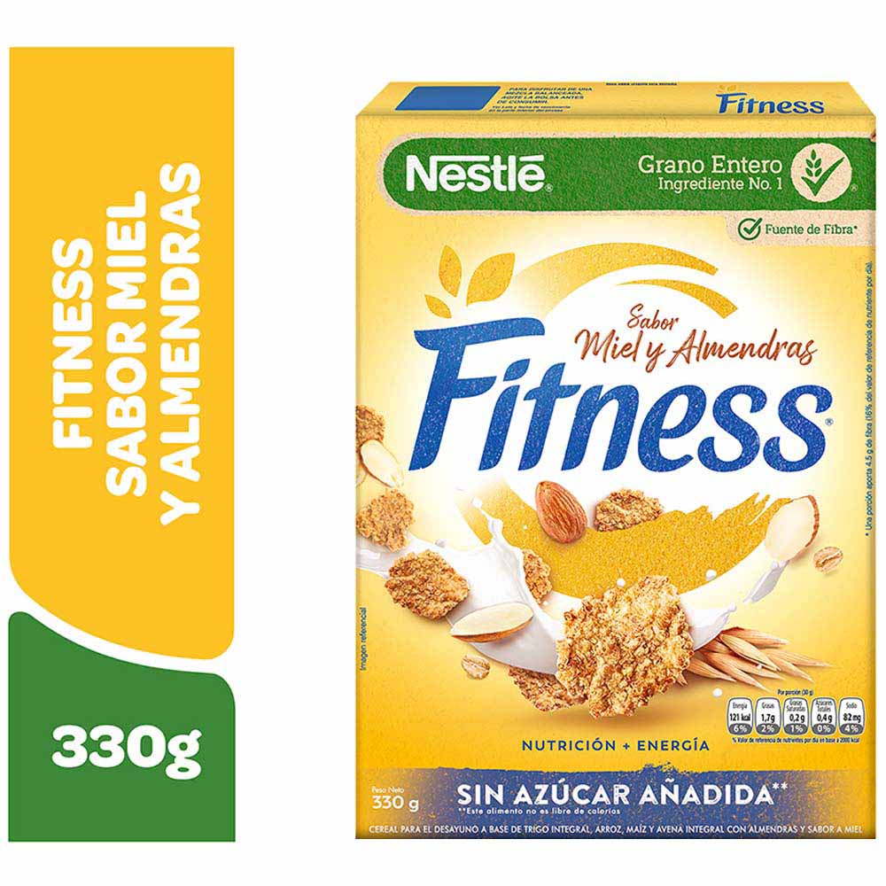Cereal NESTLÉ Fitness Miel Almendra Caja 330g