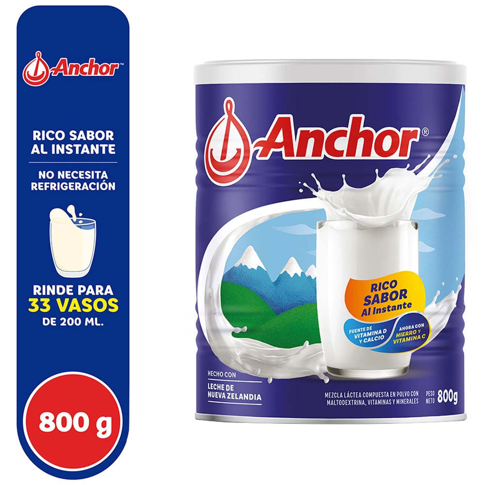 Mezcla Láctea en Polvo ANCHOR Lata  800g