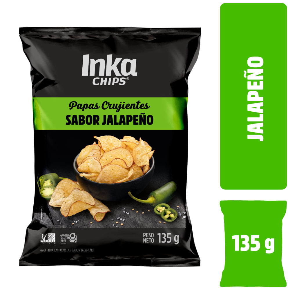 Papas INKA CHIPS Jalapeños Bolsa 135g