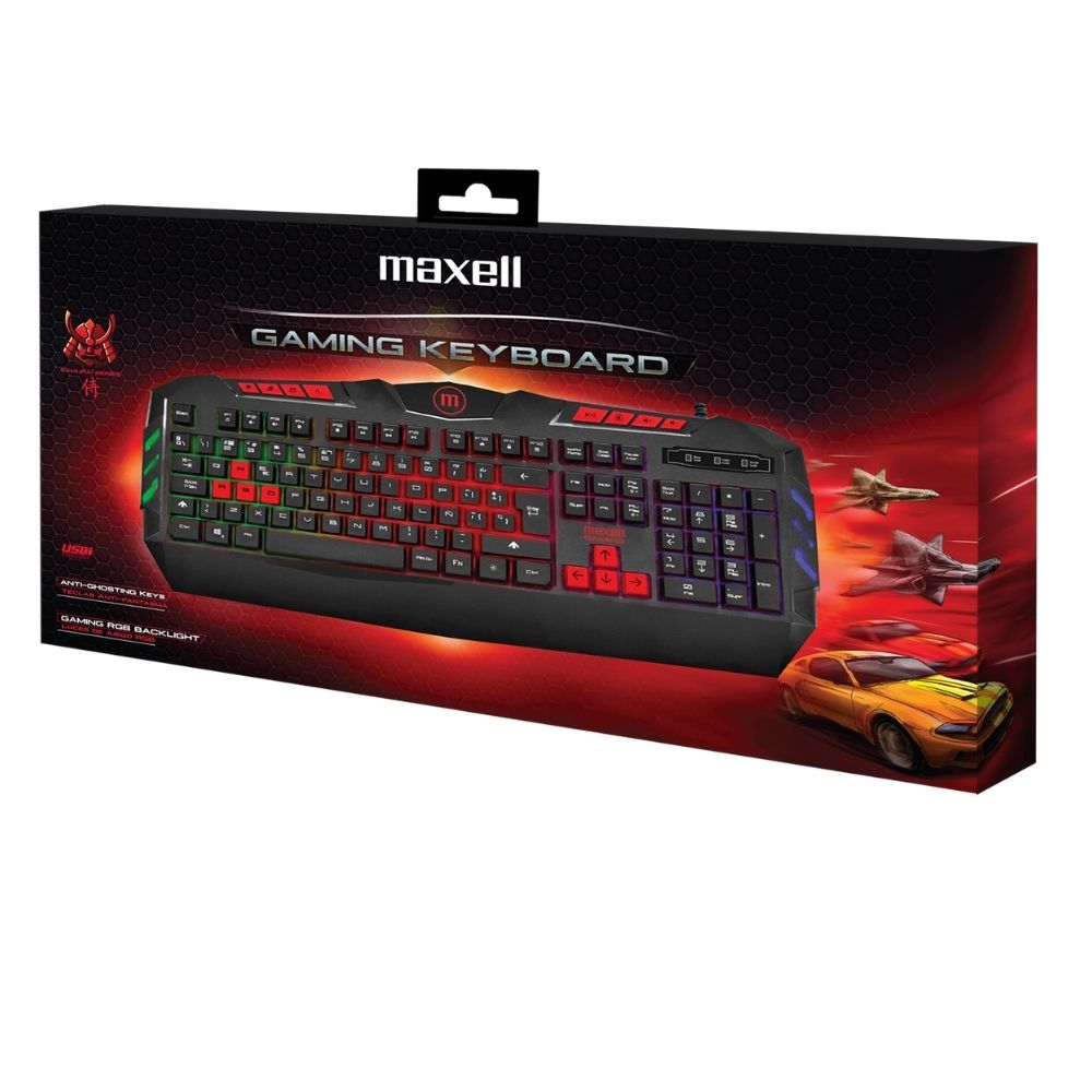 Teclado Maxell Ca Hb 1200 Gaming Illumunated Keyboard Negro